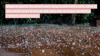 HUJAN ES DI INDONESIA..