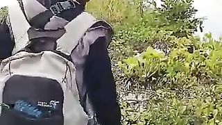 Menuju ke spot andalan untuk mancing ikan