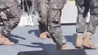 BTS JIN Army's tranning camp video_ k-popstars enlisted in army go viral