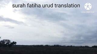 Surah fatiha urud translations