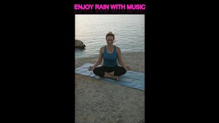 Enjoy rain with music