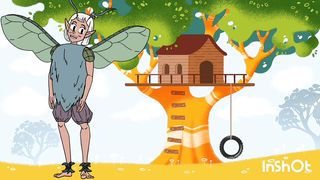 Cartoon story beautiful