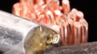 Soldering, Pens, Blueberry and More Close-Up