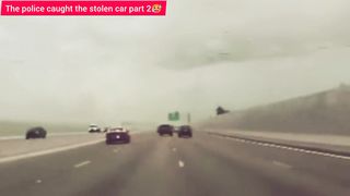 The police caught the stolen car 2