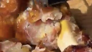 Cooking Giant Beef Hooves ( subscribe please )