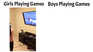 girls vs boys playing games