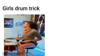 girls drum trick vs boys drum trick