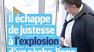 explosion d'un sèche linge