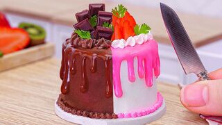 1000+ Satisfying Miniature Cake Decorating Ideas | Mini Chocolate Cake, Mini Rainbow Cake Recipe
