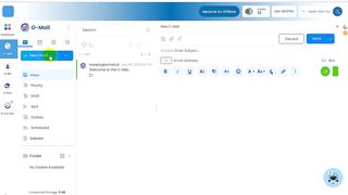 How To Send New Email from O-Mail AI Gmail Alternative(ecosystem On Passive)