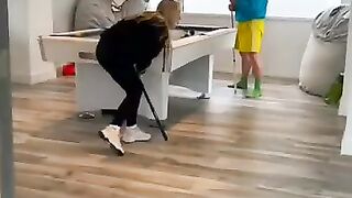 Hit by prank