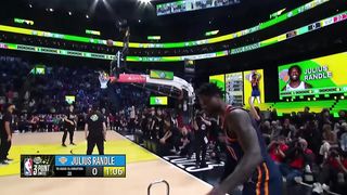 Julius Randle's Son Funny Reaction During 3PT Contest ????
