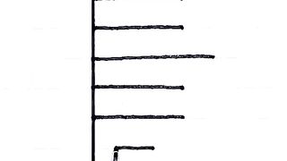 Simple stair drawing