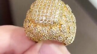 Big Boy Real Diamond & Gold Super Bowl Ring