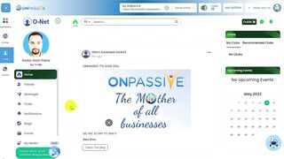 How To Send Friend Request on O-Net Facebook Alternative Social Network (ecosystem On Passive)