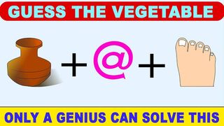"Can You Guess the Vegetable By Emoji? Emoji Puzzle"