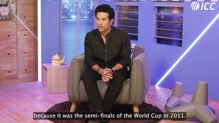 Tendulkar's pep talk with teammates ahead of India-Pakistan semi-final showdown