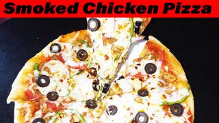 How To Make Smoked Chicken Pizza Without Oven At Home