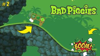 INSANE FUN IN BAD PIGGIES GAMEPLAY #2 | CHANNAS GAMING