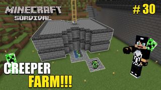 I MADE EASIEST CREEPER FARM | MINECRAFT GAMEPLAY # 30 | CHANNAS GAMING