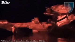 Ukrainian seals release footage of fighting against Russian forces in Ukraine