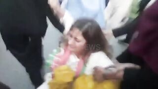Arrests of PTI workers begin, watch video of women workers being dragged into prison vans | Public News