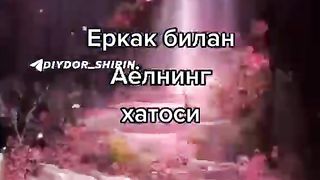 Erkak bilan ayalni xatasi
