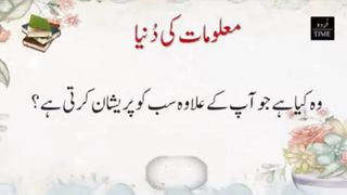 General knowledge in urdu #urduquotes 3