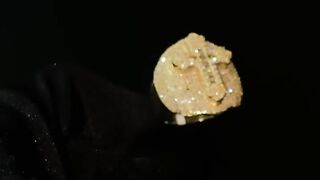 Real Gold & Diamond Cross Ring by Ijaz Jewelers