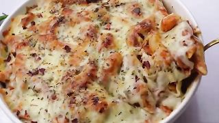 Baked creamy chicken pasta recipe