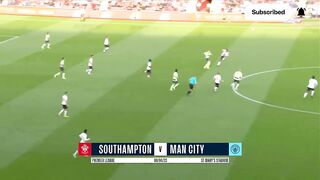 Man City vs Southampton primer league match highlights