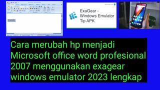 Cara Merubah hp menjadi Microsoft office word dengan cepat 2023 by Rustam Antomi