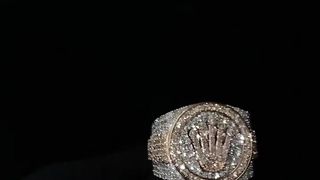 Real Diamond Rolex Ring by Ijaz Jewelers