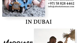 Birth and Marriage Certificate Attestation for UAE