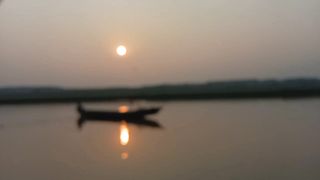 Sunset in the river view.