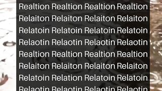 How Fast You Find The Word "Relation" ?
