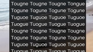 How Fast You Find The Word "Tongue" ?