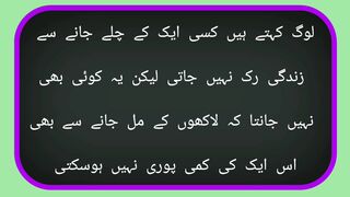 لوگ کہتے ہیں کسی ایک کے چلے جانے سے زندگی رک نہیں جاتی