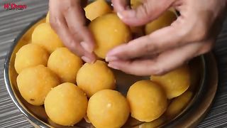 If you HAVE 1 cup Chickpeas At Home you can make this Ladduo Sweet Recipe for ♥️♥️♥️