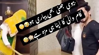 BIVI JATNI BHI PIYARI HO, KAM WALI KA APNA HE MAZA HAY.