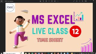 Excel Time Sheet Live Class