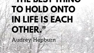 The best thing to hold