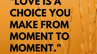 Love is a choice