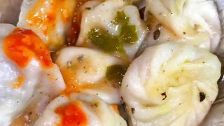 Steamed momos