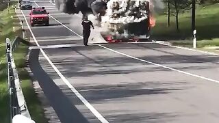 Fire car
