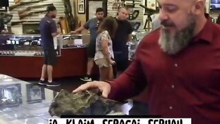 Meteor rocks sold at antique shops