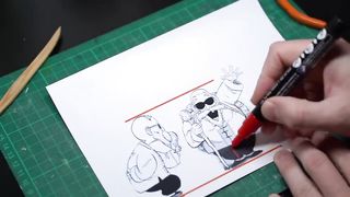 Sculpting a Dragon ball character with polymer clay