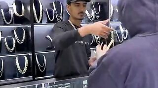 Jewelry theft attempt at Ijaz Jewelers