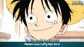 Momen lucu Luffy dan zoro