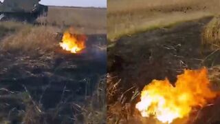 Result of an unsuccessful attack by the Armed Forces of Ukraine